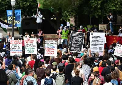 הארגון האסלאמי הגדול בארה"ב בצרות: הסניף בקליפורניה תחת חקירה פדרלית בחשד לסיוע להפגנות אנטי-ישראליות