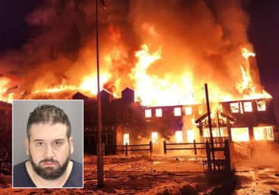 המלון ההיסטורי נשרף כליל - הבעלים המיליונר מואשם בהצתה מכוונת לשם הונאת ביטוח