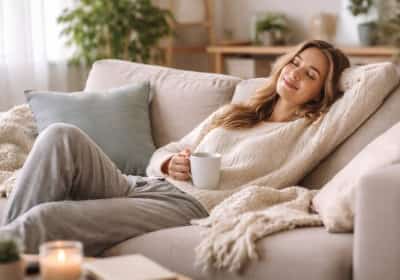 אל תקראו לה עצלנית: המומחים שקובעים - נשים שנחות על הספה מביאות לבית עושר ומזל 