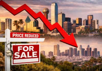 שוק הדיור האמריקאי בצניחה: פלורידה, טקסס וקליפורניה מובילות את הירידות במחירי הבתים