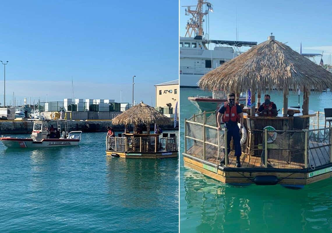 מרדף ימי בפלורידה: שיכור שתה יותר מידי אלכוהול ונמלט עם הבר 