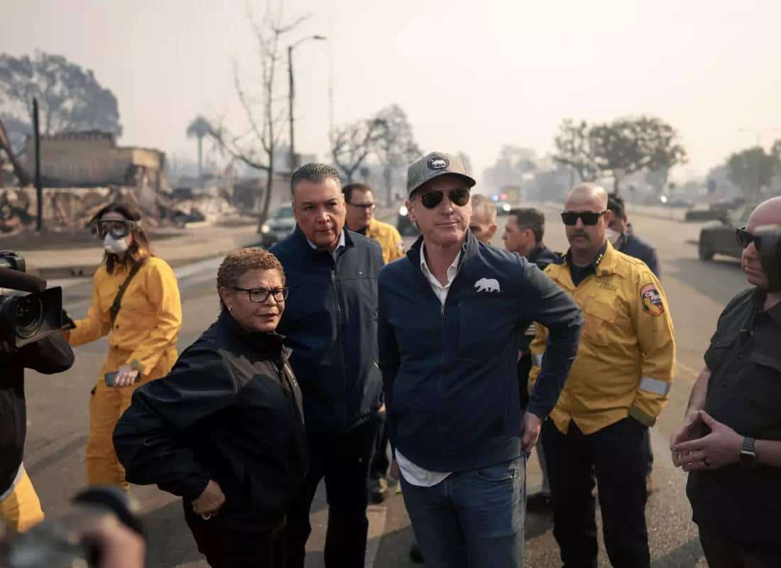 שיא כל הזמנים: מושל קליפורניה מבקש 40 מיליארד דולר לשיקום לוס אנג'לס