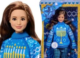 ברבי חוגגת חנוכה - ואז כולם הסתכלו לה על האף: הבובה היהודייה הראשונה מעוררת סערה