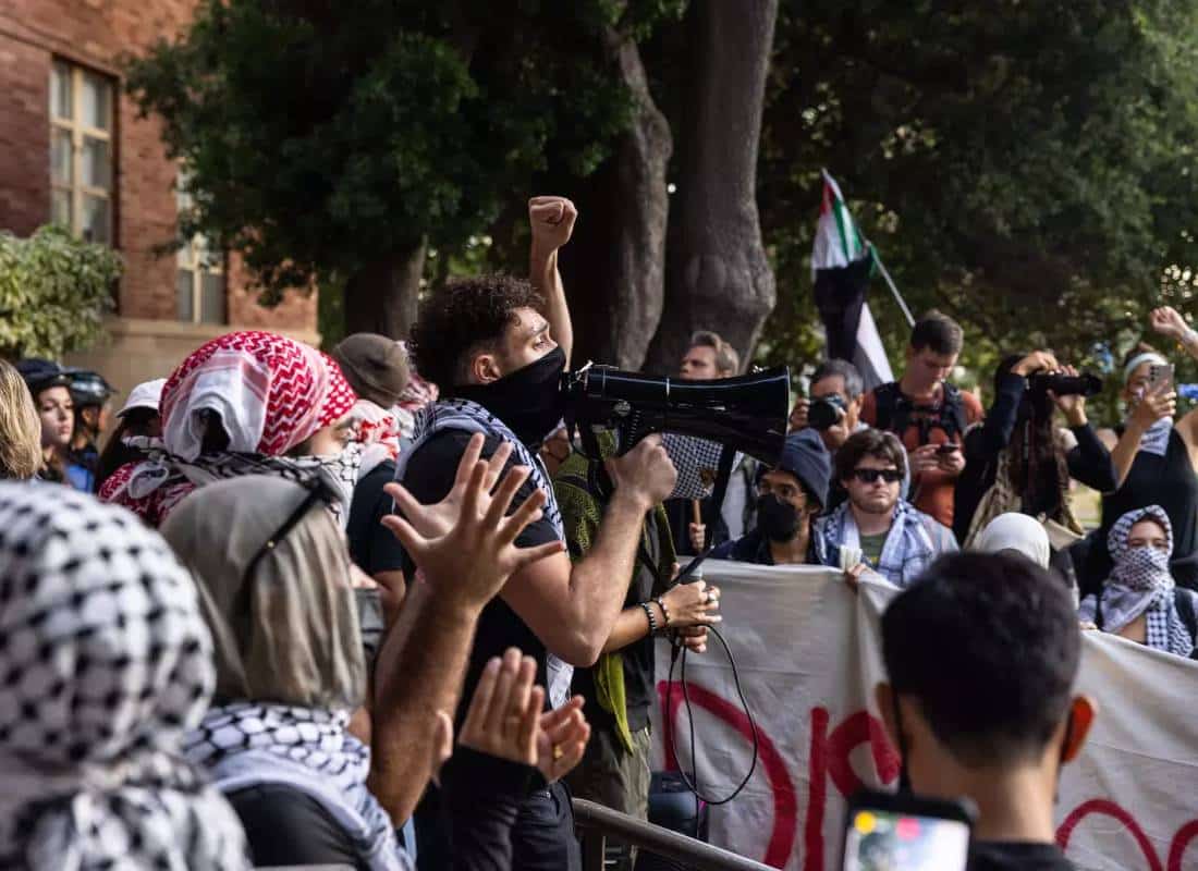 יום השנה ל-7 באוקטובר: זעם ועצב בקמפוסים בלוס אנג'לס