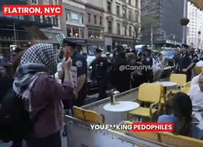 ניו יורק: "תפוצצו את ישראל! פדופילים!" – המון זועם כיתר מסעדה יהודית במנהטן והטיל אימה על הסועדים