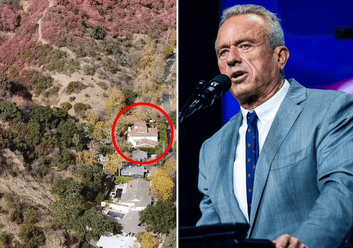 המערכת החדשנית שהצילה את האחוזה של קנדי ג'וניור מהשריפות בלוס אנג'לס