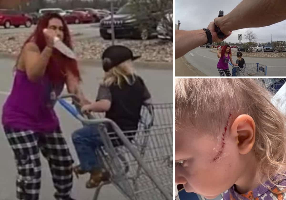 אירוע קשה בוולמארט: אישה חטפה פעוט באיומי סכין, פגעה בו - ונותרה למוות על ידי המשטרה