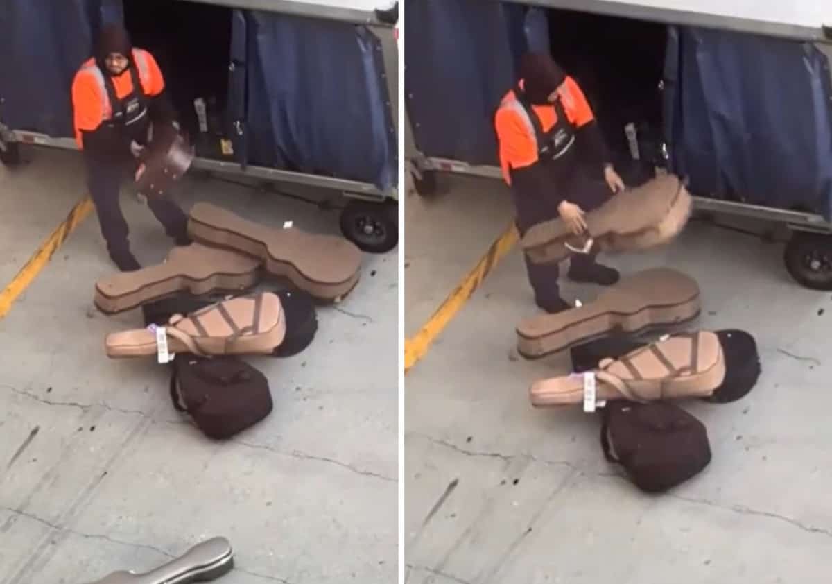 תיעוד מרגיז משדה"ת בלוס אנג'לס: הטיפול המזלזל בציוד של הנוסעים