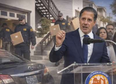 לוס אנג'לס: פשיטת אפ. בי. איי על ביתו ומשרדיו של מנהל מחוז החינוך - אלברטו קרבאליו  