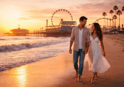 רגע לפני הוולנטיינ'ס: קליפורניה הוכתרה כמדינה הרומנטית ביותר בארה"ב