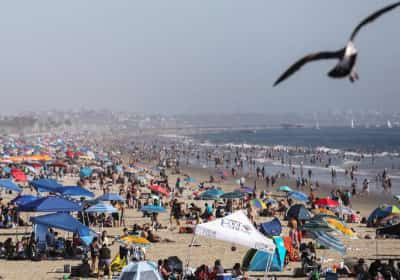 גל חום חריג באל.איי.: טמפרטורות שיא ואזהרת בריאות ברחבי דרום קליפורניה