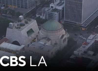 מתקפת שנאה בלב לוס אנג'לס: בית כנסת היסטורי הושחת במהלך הפגנה אלימה