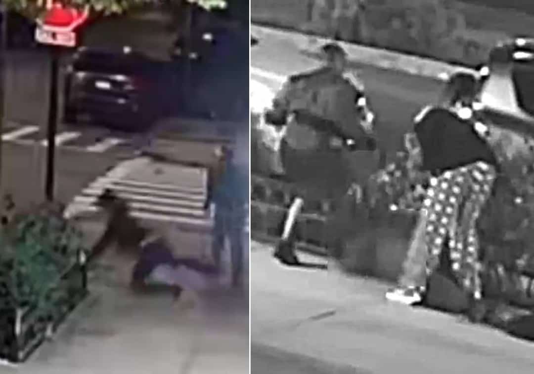 לעיני המצלמה: אישה הותקפה ונשדדה ברחובות ניו יורק