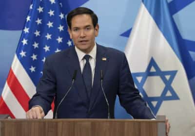 מרקו רוביו בנאום תקיף בירושלים: "במקום ללמוד מישראל – שכנותיה בחרו להילחם בה"