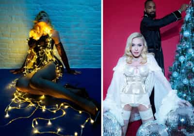אחרי חנוכה צנוע: מדונה חוגגת את חג המולד בסטייל נועז במיוחד
