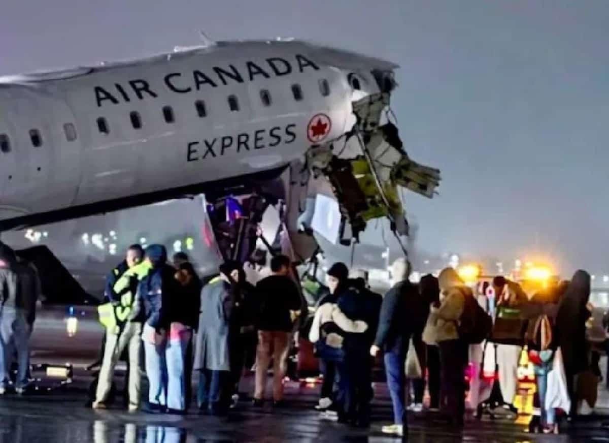 רגעי אימה בטיסה עמוסת יהודים חרדים: מטוס התנגש ברכב כיבוי על המסלול בניו יורק. שני הרוגים ועשרות פצועים