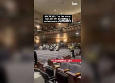 מישהו ניסה לעצור את עדויות 7 באוקטובר? אזעקה פינתה את האולם בנורת'ווסטרן