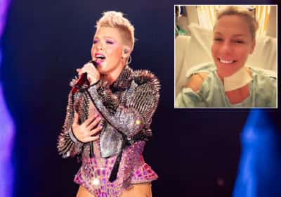 בית חולים במקום חגיגות הסילבסטר: הזמרת פינק התאשפזה בערב השנה החדשה