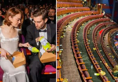 הצד המלוכלך של הוליווד: הכוכבים השאירו ערימות של זבל באולם האוסקר