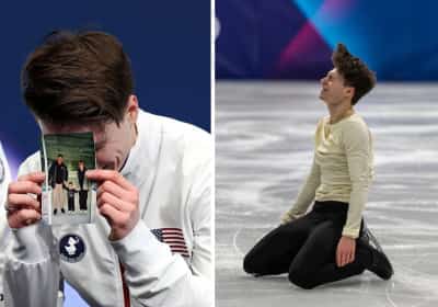 שנה אחרי שאיבד את הוריו בהתרסקות בוושינגטון - הספורטאי האמריקאי ריגש בבכורה האולימפית