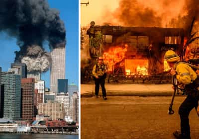 בין שריפת פליסיידס לאירועי ה-11 בספטמבר: עו"ד של נפגעי הפיגוע מזהיר את תושבי לוס אנג'לס מגל מחלות