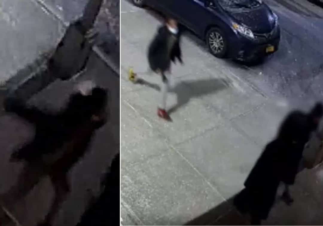 תיעוד קשה מניו יורק: צעיר חרדי הותקף באגרופים בברוקלין