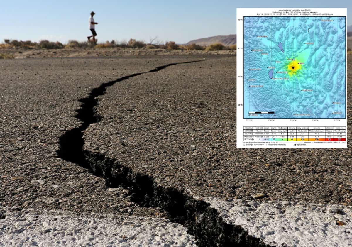 רעידת אדמה חזקה בנבדה: רעש בעוצמה 5.7 הורגש גם בצפון קליפורניה