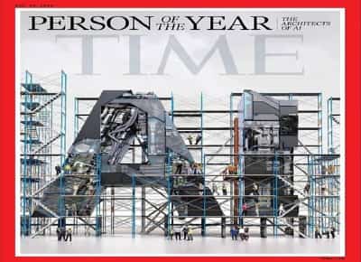 מהפכה על השער: טיים בוחר ב"אדריכלי הבינה המלאכותית" לאנשי השנה 2025 — ומכריז רשמית על תחילתו של עידן חדש