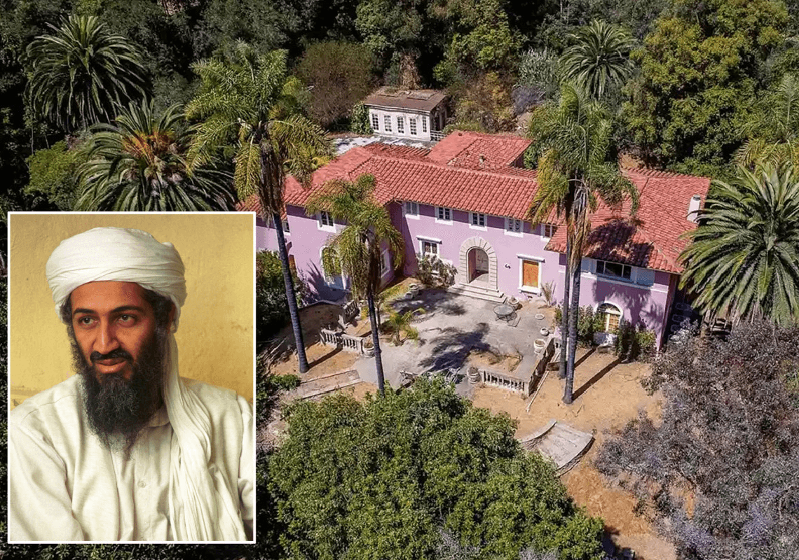 וילה בבל-אייר, שהייתה שייכת לבן לאדן, הושחטה בגרפיטי