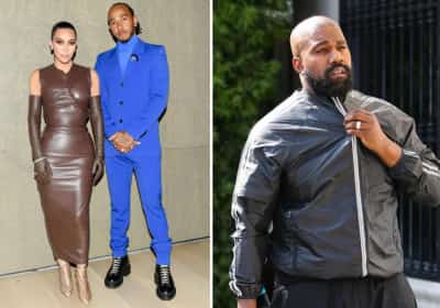 רומן על אש קטנה: קים קרדשיאן ולואיס המילטון שומרים את זה קליל כדי לא להרגיז את קניה 