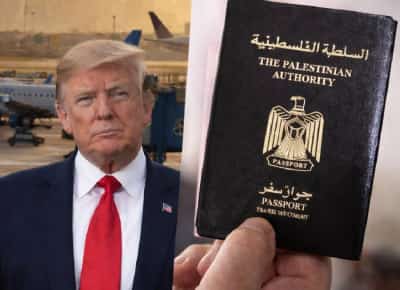 טראמפ אוסר כניסה לארה"ב על מחזיקי דרכון פלסטיני: לא ניתן לבדוק אותם כראוי