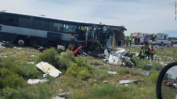 ניו מקסיקו: שבעה הרוגים ועשרות פצועים בתאונת דרכים קטלנית
