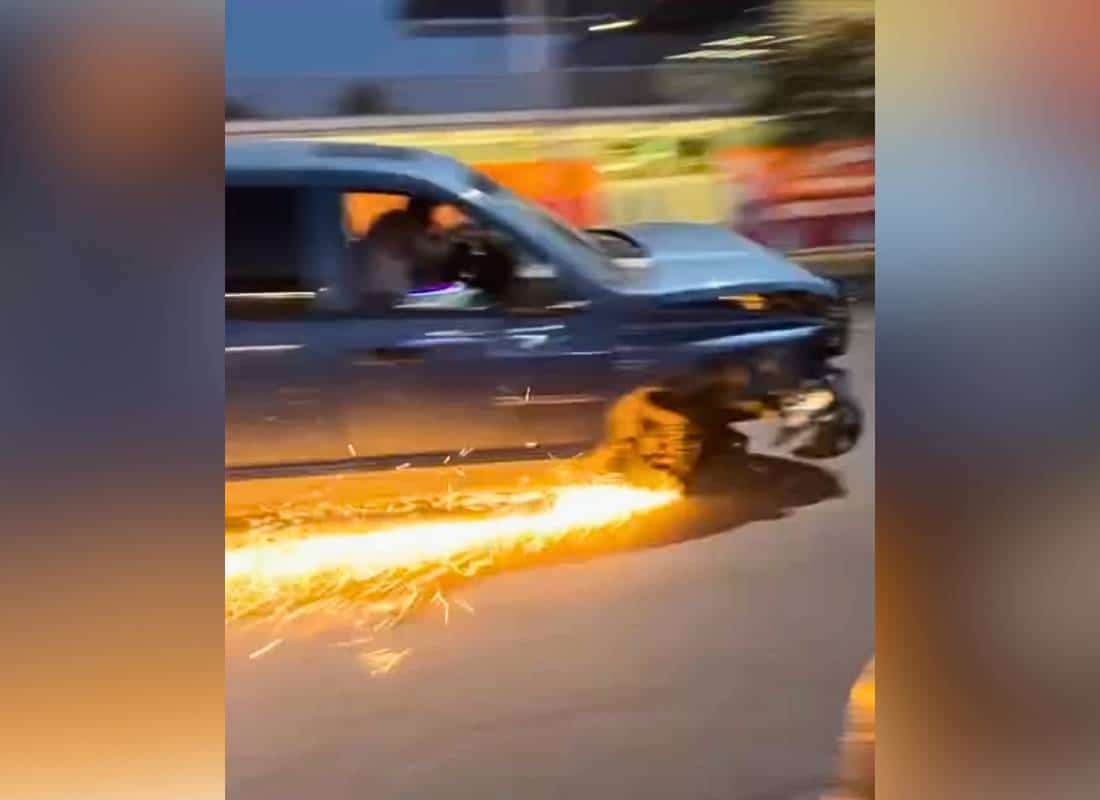 ניצוצות באוויר: מרדף משטרתי מטורף הסתיים בהתרסקות ובניסיון בריחה בסן פרננדו ואלי