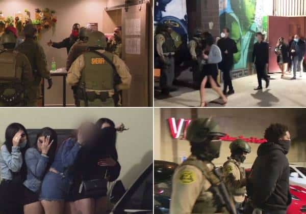 המשטרה הודיעה: מאות עצורים ברחבי לוס אנג'לס על השתתפות במסיבות השנה החדשה 