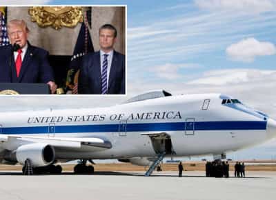 לוס אנג'לס: "מטוס יום הדין" נחת בעיר והצית סערה ברשת 