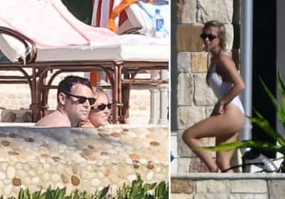 צמודים במים: סידני סוויני וסקוטר בראון ממשיכים להיות הזוג החם של הוליווד