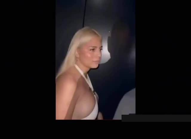 שלא תתעסק איתנו בזמן מלחמה: ישראלי שפך כוס בירה על פרו-פלסטינית במסיבה במיאמי — והסרטון הפך לוויראלי