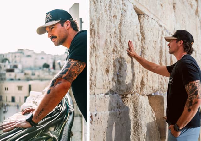 השחקן האמריקאי ג'יימס מאסלו ביקר בכותל: "זו הפעם החמישית שלי, וזה מרגש בכל פעם מחדש"